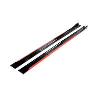 Paraurti anteriore spoiler Spoiler laterale per paraurti per estensione gonna laterale auto universale da 2 m/2,18 m Spoiler Auto(Reddish Black 2.18m)
