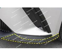 Paraurti anteriore Striscia Labbro Per MG 4 MG4 EV MuLan 2022-2023 Spoiler Diffusore Splitter Protezione Antigraffio Winglets Gonna Laterale