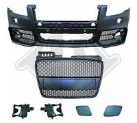 Paraurti anteriore tuning A4 stile RS4 con calandra e griglie 2004 > 2007