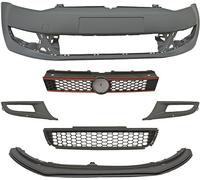 Paraurti anteriore TUNING adatto vw POLO 2009-2014 Stile GTI griglie e spoiler