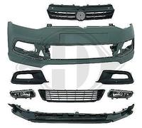 Paraurti Anteriore TUNING POLO 09-17 R-Line LOOK NO sensori NO lavafari completo