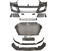 Paraurti anteriore TUNING stile RS3 per A3 8V 2012 > 2016 3 e 5pt NO BERLINA 4pt