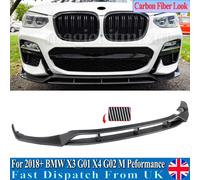 Paraurti Anteriori Surround PER BMW X3 G01 X4 G02 2017 2018 2019 2020 2021 2022 M PERFORMANCE Paraurti Anteriore SPLITTER CARBON LOOK