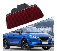 Paraurti coda posteriore centrale auto riflettore nebbia luce colore rosso ABS