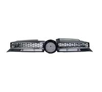 Paraurti Cornice Griglia Per Golf 6 MK6 Per GTI 2009-2013 Griglia Superiore Griglie Anteriori Da Corsa Paraurti Anteriore In Rete A Nido D'ape Centrale In Stile