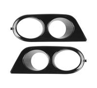 Paraurti Fendinebbia Griglia Compatibile con BMW Per Serie 3 E46 M3 2001-2006 2 Pezzi Cornice Fendinebbia Per Paraurti Anteriore Griglia Centrale Inferiore Griglia Doppio Foro(Black B)
