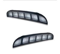 Paraurti Fendinebbia Per Ford Per Explorer 2016 2017 2018 2019 Paraurti anteriore a LED per auto, luci di marcia diurna bianche con kit indicatori di direzione ambra