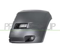 Prasco Paraurti anteriore FT9301114 centrale grigio senza griglia adatto a Peugeot Boxer 2006-> 7
