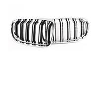 Paraurti Griglia A Rene Per Serie 3 E90 E91 Per LCI 2009-2012 Griglia Fibra Carbonio Stampata Griglia A Doppio Rene Nero Lucido Cromato Doppia Stecca(Chrome Black)