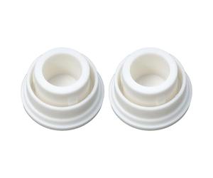 Paraurti in gomma bianca per scale da piscina, trapezoidale di sicurezza per proteggere le pareti della piscina dai graffi, kit di accessori resistente all'invecchiamento con due pezzi set circa 6,1