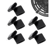 Paraurti in gomma per friggitrice ad aria, 10 pezzi, protezioni antigraffio, parti di ricambio in gomma per vassoio per friggitrice ad aria per separatore di grasso per friggitrice ad aria/griglia