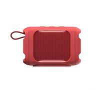 Paraurti in silicone nero per altoparlante JBL GO 5 - Custodia protettiva resistente agli urti - Copertura antipolvere per conservazione - Design compatto 18x8x4cm (rosso)