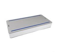 Paraurti leggeri e non deformabili in schiuma EVA con fori rinforzati per una protezione sicura dell'attracco su yacht e varie imbarcazioni (49 x 19 x 5 cm grigio)