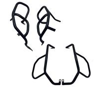 Paraurti moto Motore Del Motociclo Guard Crash Bar Paraurti Carenatura Telaio Protector Bar Per BMW Per F850GS Per F750GS 2018-2021 Bar Protezione motore moto(Nero)