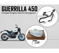 PARAURTI ORIGINALE ROYAL ENFIELD GUERRILLA 450 ARGENTO E PROTEZIONE MOTORE...