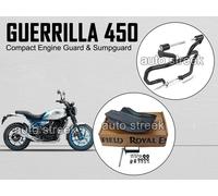 PARAURTI ORIGINALE ROYAL ENFIELD GUERRILLA 450 E PROTEZIONE MOTORE COMPATTA NERO
