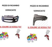 Paraurti + Parafango Anteriore DX FIAT PANDA dal 2012 VERNICIATURA Bianco Capp