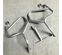 Paraurti Paramotore Superiore E Inferiore Paraurti Crash Bar Motore Guard Protector Moto Per BMW Per R1200GS Per R1200 GS 2014 2015 2016 2017 Barre Paramotore Motore(Upper Silver)