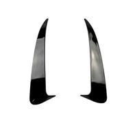 Paraurti Per Benz W205 4 Porte Per Amg Gancio Traino | Copertura Sfiato Dello Spoiler Per Paraurti Posteriore ABS 2014-2019 2 Pezzi(Gloss Black)