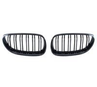 paraurti Per BMW E60 E61 Serie 5 2003-2009 carrozzeria | Griglia A Rene Sportiva Nera Lucida A Doppia Striscia Paraurti Anteriore(Double Line Black)