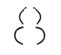 Paraurti per elica drone per NEO 2, telaio protettivo anticollisione, paraurti per ala quadricottero, protezione per elica, copertura di sicurezza leggera per il volo, protezione (nero)