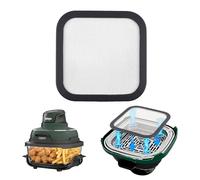 Paraurti per friggitrice ad aria calda in acciaio inox con magneti resistenti al calore, accessorio per friggitrice ad aria calda, compatibile Ninja Crispi a prova di spruzzi e riutilizzabile