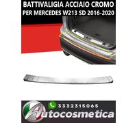 Paraurti per Mercedes Classe E S213 T-Model dal 2016 modanatura acciaio inox-