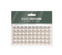 Paraurti per mobili da cucina, fermaporta, ammortizzanti il suono, in morbida gomma EVA, per una chiusura silenziosa dei cassetti, cuscino anti sbattimento, piedini in gomma, 10 mm (50 pezzi, beige)