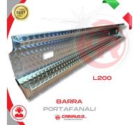 Paraurti Portafanali Acciaio inox Paraincastro Universali Camion Rimorchio 200CM
