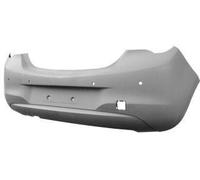 PARAURTI POSTERIORE 4 FORI SENSORI PER OPEL CORSA E 2014>2019 SCARICO SX GRANDE