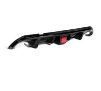 Paraurti posteriore Auto Anteriore Paraurti Posteriore Labbro Set Diffusore Spoiler Grembiule W/LED Luce Freno Per Q50 Standard/Versione Sportiva 2014-2017(C)