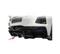 Paraurti posteriore auto compatibile con Chevrolet Corvette C8 2 porte 2020-2024 Z51 Stingray Shark Fin Diffusore Bodykit Spoiler Splitter Carbonio(Glossy Black)