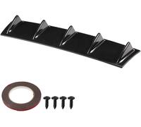 Paraurti Posteriore Auto Spoiler Labbro Diffusore, Universale 5 Pinna Di Squalo