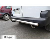 Paraurti Posteriore Barra Per opel vivaro 18 - 20 Acciaio Inox Retro Protezione