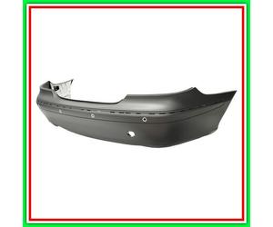 Paraurti Posteriore Con Primer-Con Fori Modanatura-Con Fori Pdc-Supporti-Con Sta