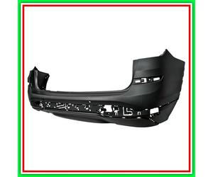 Paraurti Posteriore Con Primer-Con Tracce Pdc-Con Fori Modanatura-Con Scarico Do
