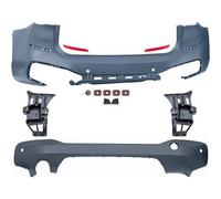 PARAURTI posteriore Tuning bmw x1 F48 SPORTIVO 2015-06.2019 scarico singolo SX