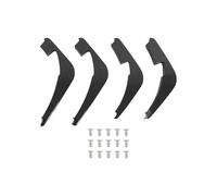 Paraurti posteriore diffusore labbro 4PCS Per Chevrolet Per Corvette C8 Stingray/Z51 Paraurti Posteriore Diffusore Pinna Squalo Look In Fibra Carbonio Body Kit ABS Plastica