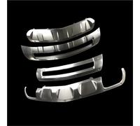 Paraurti posteriore diffusore labbro Anteriore Paraurti Posteriore Diffusore Imbottiture Labbro Della Protezione Piastra Paramotore In Acciaio Inox Per Cadillac Per XT5 2016-2020
