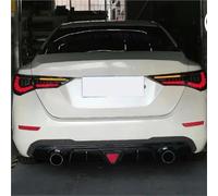 Paraurti Posteriore Diffusore Labbro Diffusore Paraurti Posteriore Doppio Tubo Decorazione Con Lampada Led Per Nissan Per Sentra Sylphy 2020-2022 Bodykit Esterno(Carbon C)