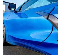 Paraurti posteriore diffusore labbro Per Chevrolet Per Corvette Per C8 2 Porte Z51 Stingray STG 3 2020-2024 Minigonne Laterali Estensione Splitter Parafango Carbon Look Nero Lucido