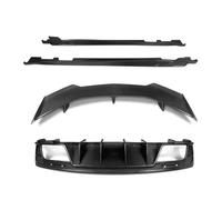 Paraurti posteriore diffusore labbro Reale In Fibra Carbonio Auto Posteriore Diffusore Paraurti Tronco Ala Spoiler Minigonne Laterali Body Kit Per Chevrolet Per Camaro 2017-2020