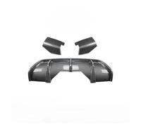 Paraurti Posteriore Diffusore Per BMW X6 F16 Sport 2014-2019 Paraurti Posteriore Diffusore Labbro Spoiler Laterale Bagagliaio Angolo Copertura Splitter Kit(Carbon Look)