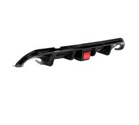 Paraurti Posteriore Diffusore Per Q50 2014-2017 Set Di Paraurti Posteriore Diffusore Spoiler Grembiule Protezione Con Luce Freno A LED(Black Sports)