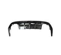 Paraurti Posteriore Diffusore Per Volvo V40 2013-2019 Auto Paraurti Posteriore Diffusore Lip Splitter Grembiule Bodykit Esterno Accessori Tuning Tubo Scarico A Quattro Vie(Glossy Black 4)
