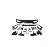 Paraurti Posteriore Gancio Traino Diffusore Posteriore Per Benz W177 A180 A200 A160 A250 A35 A45 Per AMG Berlina 2020 + Punte Di Scarico Con Staffa Gloss(Carbon Look Black)