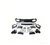 Paraurti Posteriore Gancio Traino Diffusore Posteriore Per Benz W177 A180 A200 A160 A250 A35 A45 Per AMG Berlina 2020 + Punte Di Scarico Con Staffa Gloss(Gloss Black Black)