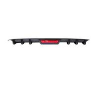 Paraurti Posteriore Gancio Traino Per Chrysler 300C SRT8 Kit Pinna Squalo | Labbro Diffusore Paraurti Posteriore Auto Nero Con Spoiler Splitter Luce Stop Freno Posteriore(Fibra di carbonio)