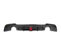 Paraurti Posteriore Gancio Traino Per Tech Per BMW E92 E93 Sport | Splitter posteriori 2006-2013 328i 335i corpo spoiler paraurti doppio labbro diffusore con luce(Carbon Look Light B)