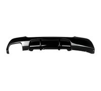 Paraurti Posteriore Gancio Traino Per Tech Per BMW E92 E93 Sport | Splitter posteriori 2006-2013 328i 335i corpo spoiler paraurti doppio labbro diffusore con luce(Gloss Black A)